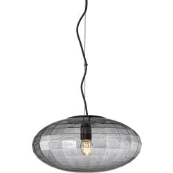 Mesh pendellampa | Ø36 cm | Rökgrå