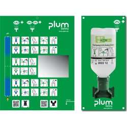 Plum ögonduschstation | Plastlåda | 1 dusch