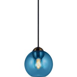 Bubbles Mini pendellampa | Ø14 cm | Blå