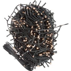 Lyskæde, 400 LED, L 39,9 m, varm hvid