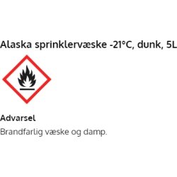 Alaska sprinklervæske -21°C, dunk, 5L