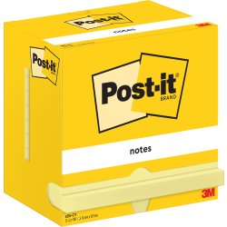 Post-it Notes | 76x127 mm | Gul