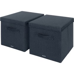 Leitz Opbevaringsboks i stof | Large | 2 stk.