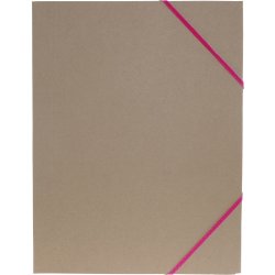 Office snoddmapp | Återvunnen papp | Rosa