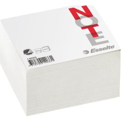 Esselte kub block 100x100, olinjerat, 500 ark