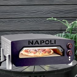 Napoli Elektrisk Pizzaovn 13" 2000W, antracitgrå