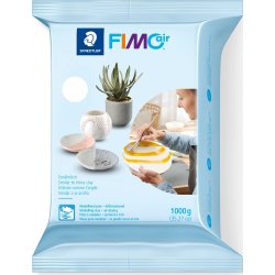 Fimo Air Ler, 1000g, hvid