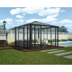 Palram - Canopia Palermo pavillon 3600 lukkesystem