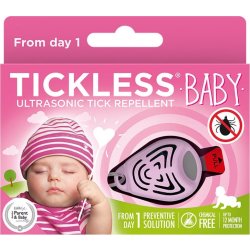 Tickless Baby/Kid fästingskydd | Rosa