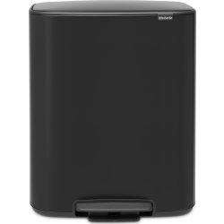 Brabantia BO pedalhink | 2 x 30 l | Matt svart