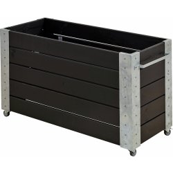Plus Cubic Blomlåda 120x50x70 cm, Svart