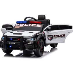 Elbil Dodge Charger SRT Hellcat politibil til børn
