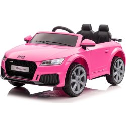 Elbil Audi TT RS Roadster til børn, lyserød