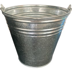 Hink med handtag | 10 liter | Galvaniserad