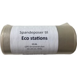 Hinkpåsar 50 l | 60x85 cm | 35 my | Transparent