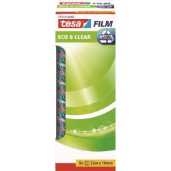 tesa ecoLogo kontorstejp | 19 mm x 33 m | 8 rullar