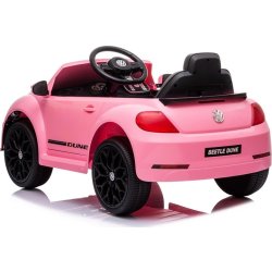 Elbil VW Beetle Dune til børn, 2x12V, lyserød