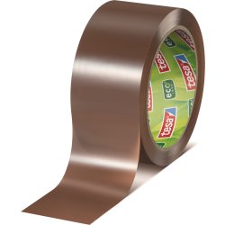 tesa ecoLogo Pakketape | US | 50mm x 66m | Brun