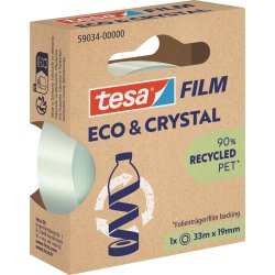 tesa Eco Crystal Tape | 19mm x 33m