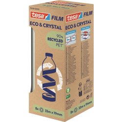tesa Eco Crystal Tape | 19mm x 33m | 8 rl.