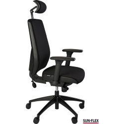 Sun-Flex Officechair HB kontorsstol, svart