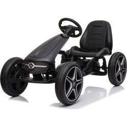 Mercedes Benz pedaldriven gokart för barn | Svart