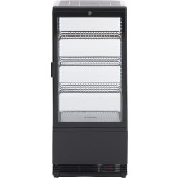 Scandomestic RT 82 BE Displaykøleskab, sort