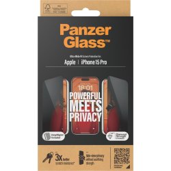 PanzerGlass UWF Privacy iPhone 15 Pro
