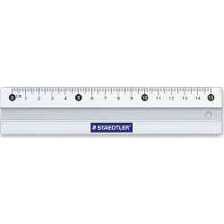 Staedtler Mars linjal | Aluminium | 15 cm