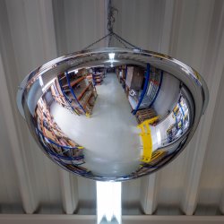 Spejlkuppel 360 grader, akryl, 90 cm