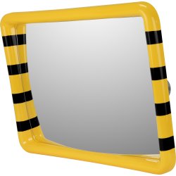 Industrispejl firkantet, inde, akryl, 60x90 cm
