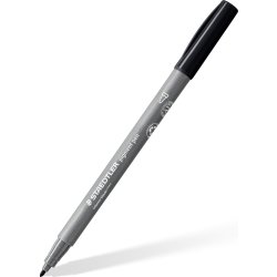 Staedtler PA Brush Pen | Intens sort | 2 stk.