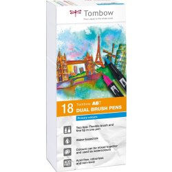 Tombow Dual penselpennor | Primär | 18 st.