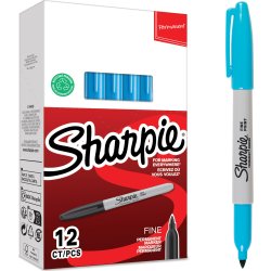 Sharpie Permanent Marker | F | Lys blå