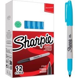Sharpie Permanent Marker | F | Lyseblå