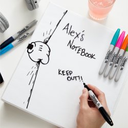 Sharpie Permanent Marker | F | Lyseblå