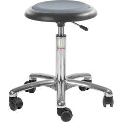 Micro pall, Ljusblå, PUre Konstläder, 47-66 cm,Alu