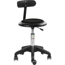 Micro pall, Svart, Ulltyg, 43-56 cm, Ryggstöd