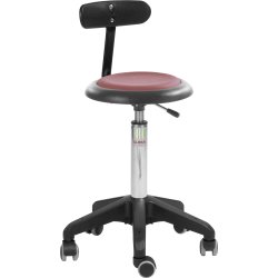 Micro pall, Rosa, Konstläder, 52-71 cm, Ryggstöd