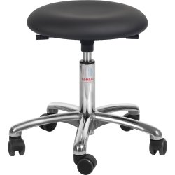 Beta stol, Svart, PUre Konstläder, 43-56 cm, Alu