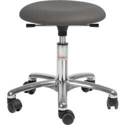 Beta stol, Mörkgrå, PUre Konstläder, 43-56 cm, Alu