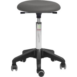 Beta stol, Mörkgrå, PUre Konstläder, 57-76 cm