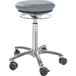 Pilates AirSeat stol, Ljusblå, Konstläder, 52-71cm