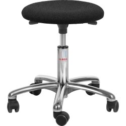 Beta stol, Svart, Ulltyg, 43-56 cm, Alu