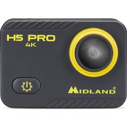Midland H5 Pro 4K 16MP actionkamera | Svart/gul