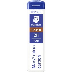Staedtler Mars Micro 250 Stift 2H 0,5 mm, 12 st
