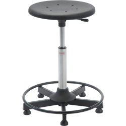 Stella svetspall, Svart, Sigma, PU-sits, 52-78 cm