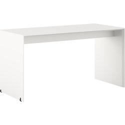 Andersen högbord 180x80x93 cm | Vit laminat / ek
