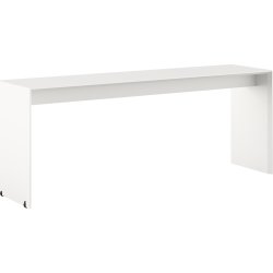 Andersen högbord 240x60x93 cm | Vit laminat / ek