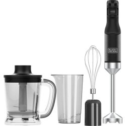 BLACK+DECKER 1500W set med stavmixer | Svart